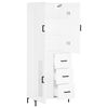 vidaXL Highboard Wei&szlig; 69,5x34x180 cm Holzwerkstoff