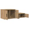 vidaXL Aufbewahrungsschrank 2 pcs Artisan-Eiche 103 x 41 x 40 cm