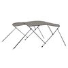 vidaXL 3-Bow Bimini-Top Grau 183x160x137 cm