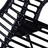 vidaXL Esszimmerst&uuml;hle 6 Stk. Natur Rattan Schwarz