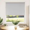 vidaXL Verdunkelungsrollo Hellgrau 110x130cm Stoffbreite 105,7cm