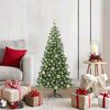 vidaXL Weihnachtsbaum mit 150 LEDs mit St&auml;nder Gr&uuml;n 120 cm PVC
