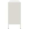 vidaXL Sideboard Wei&szlig; 100,5x39x79 cm Stahl