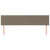 vidaXL Kopfteile Taupe 160x5x78/88 cm Stoff
