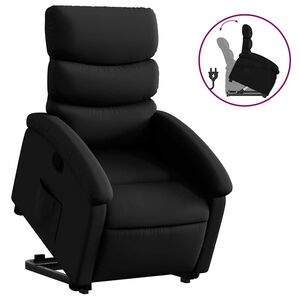 vidaXL Massagesessel mit Aufstehhilfe Creme Kunstleder