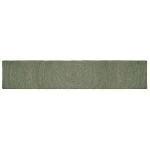 vidaXL Bereichsteppiche Olive Gr&uuml;n 80 x 400 cm Jute