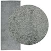 vidaXL Teppich Shaggy Hochflor Modern Gr&uuml;n 80x200 cm