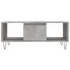 vidaXL Couchtisch Betongrau 90x50x36,5 cm Holzwerkstoff
