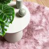 vidaXL Teppich Shaggy Hochflor NAVARRA Altrosa 160x160 cm Polyester