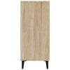 vidaXL Sideboard Sonoma-Eiche 90x34x80 cm Holzwerkstoff