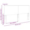 vidaXL Kopfteil Wei&szlig; 180 cm Holzwerkstoff