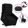 vidaXL Elektrischer Massagesessel mit Aufstehhilfe Schwarz Stoff