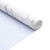 vidaXL M&ouml;belfolie Selbstklebend Marmorwei&szlig; 90x500 cm PVC