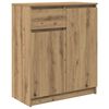 vidaXL Sideboard mit Schublade Artisan-Eiche 71x35x84 cm Holzwerkstoff