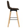 vidaXL Barhocker Braun Stoff