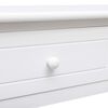 vidaXL Konsolentisch Weiß 90×30×77 cm Holz