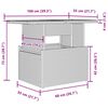 vidaXL 2-tlg. Garten-Sofagarnitur mit Kissen Schwarz Poly Rattan
