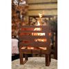 RedFire Feuerkorb Madison Rostbraun Stahl
