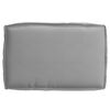 vidaXL Kissen Grau 60 x 40 x 8 cm Oxford-Stoff