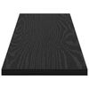 vidaXL Regalbrett 4 pcs Schwarz 80 x 20 x 1,5 cm Holzwerkstoff