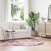 vidaXL Teppich Shaggy Hochflor NAVARRA Altrosa 160x160 cm Polyester