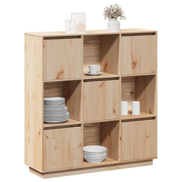 vidaXL Highboard 110,5x35x117 cm Massivholz Kiefer