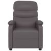 vidaXL Relaxsessel Grau Kunstleder
