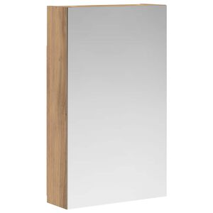vidaXL Badezimmerspiegelschrank Artisan-Eiche 30 x 10,5 x 50 cm