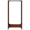 vidaXL Brennholzregal 40x30x80 cm Wetterfester Stahl