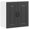 vidaXL K&uuml;chen-H&auml;ngeschrank Kalmar Schwarz Holzwerkstoff