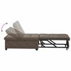 vidaXL Schlafsofa Dunkelgrau 194 x 67 x 82 cm Huahua Stoff