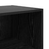 vidaXL Schrank Schwarz Eichen-Optik 50 x 41 x 185 cm Holzwerkstoff