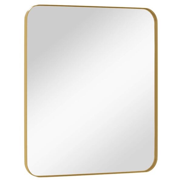 vidaXL Wandspiegel Golden 50x60 cm Rechteckig
