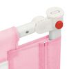 vidaXL Kleinkind-Bettschutzgitter Rosa 100x25 cm Stoff