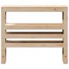 vidaXL Kopfteil mit Ablagen 75 cm Massivholz Kiefer