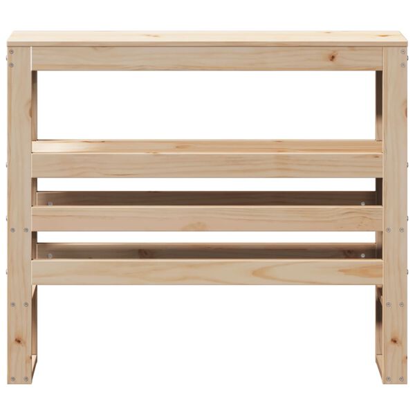 vidaXL Kopfteil mit Ablagen 75 cm Massivholz Kiefer