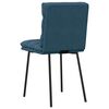 vidaXL Esszimmerst&uuml;hle 4 Stk. Blau Samt