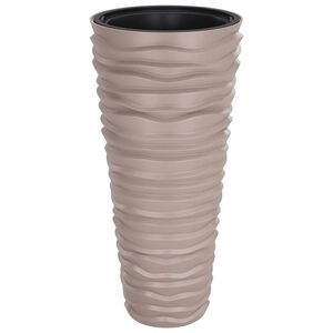 vidaXL Pflanzk&uuml;bel mit herausnehmbaren Einsatz Mokka 18/45 L PP