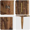vidaXL Highboard 2 pcs Altholz Glas