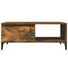 vidaXL Couchtisch R&auml;uchereiche 90x50x36,5 cm Holzwerkstoff