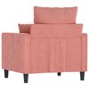 vidaXL Sessel Rosa 60 cm Samt