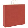 vidaXL Papiertragetaschen 50 Stk. mit Henkeln Rot 54x15x49 cm