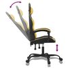 vidaXL Gaming-Stuhl Schwarz und Golden Kunstleder
