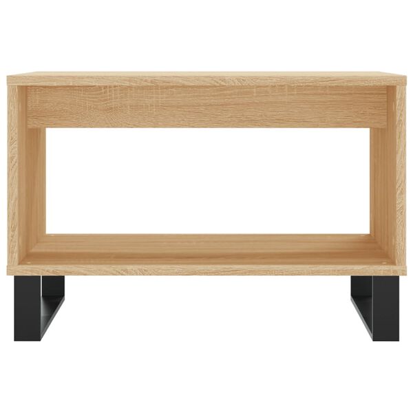 vidaXL Couchtisch Sonoma-Eiche 60x50x40 cm Holzwerkstoff