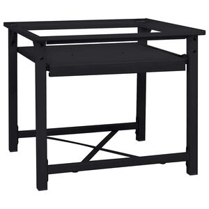 vidaXL Waschmaschinen-Podest Schwarz 60 x 56 x 52 cm Stahl