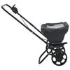 vidaXL Streuer Schwarz 82 x 46 x 75 cm PVC und Stahl