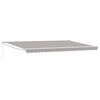 vidaXL Markise Hellgrau 500 x 300 x 165 cm Polyester und Metall