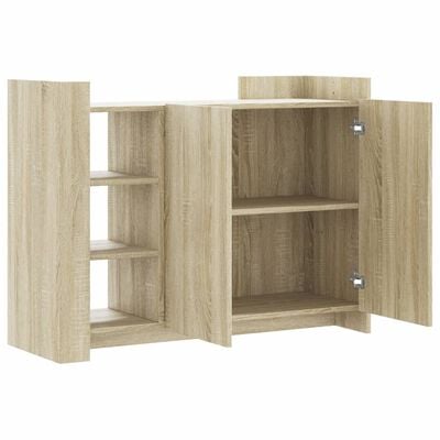 vidaXL Sideboard Sonoma-Eiche 100x35x75 cm Holzwerkstoff