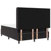 vidaXL Boxspringbett mit Matratze Schwarz 140 x 200 cm Samt