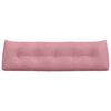 vidaXL R&uuml;ckenkissen Rosa 160 x 24 x 50 cm Samt